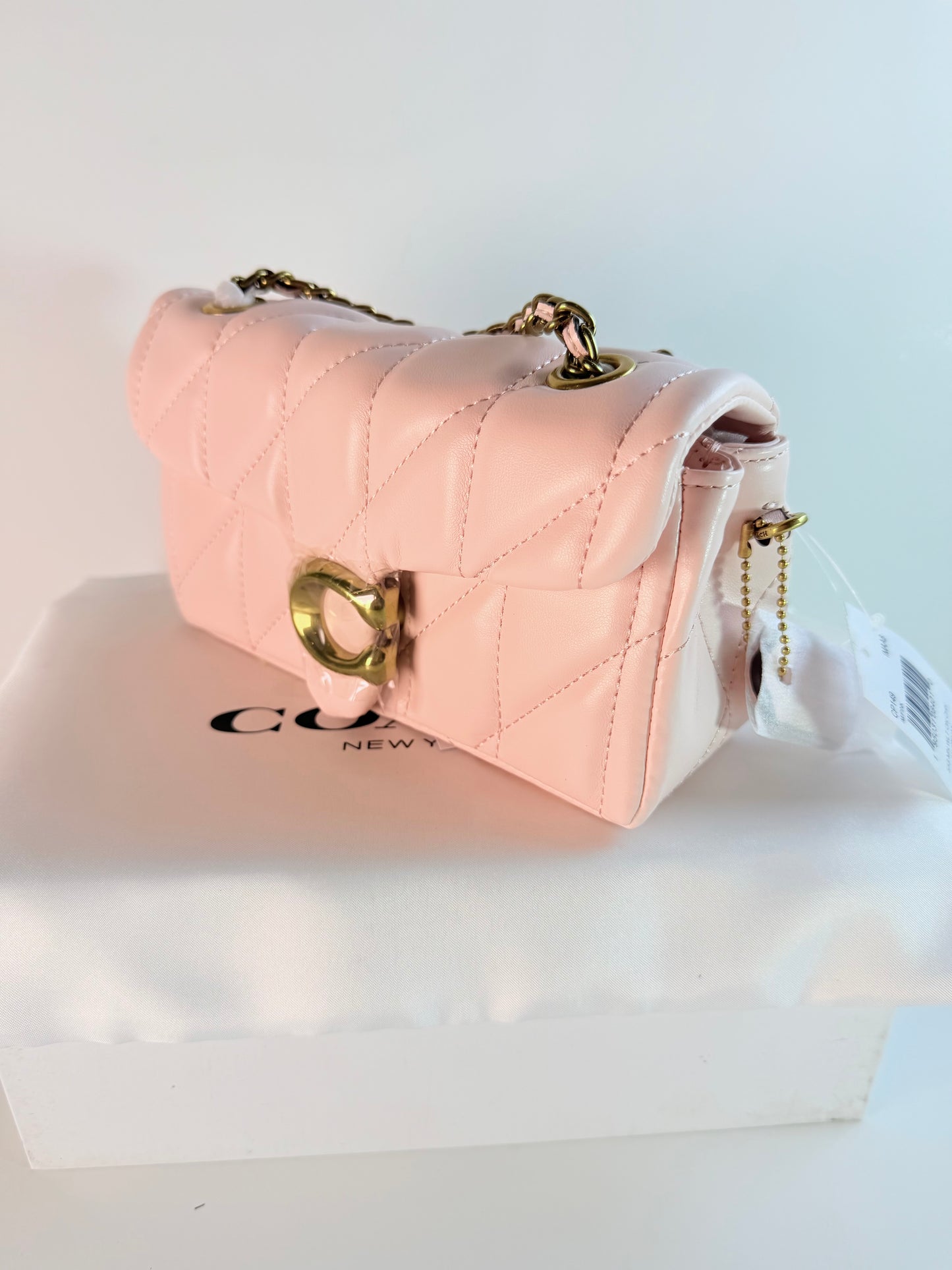 Coach Quilted Tabby 20 - Blush Pink