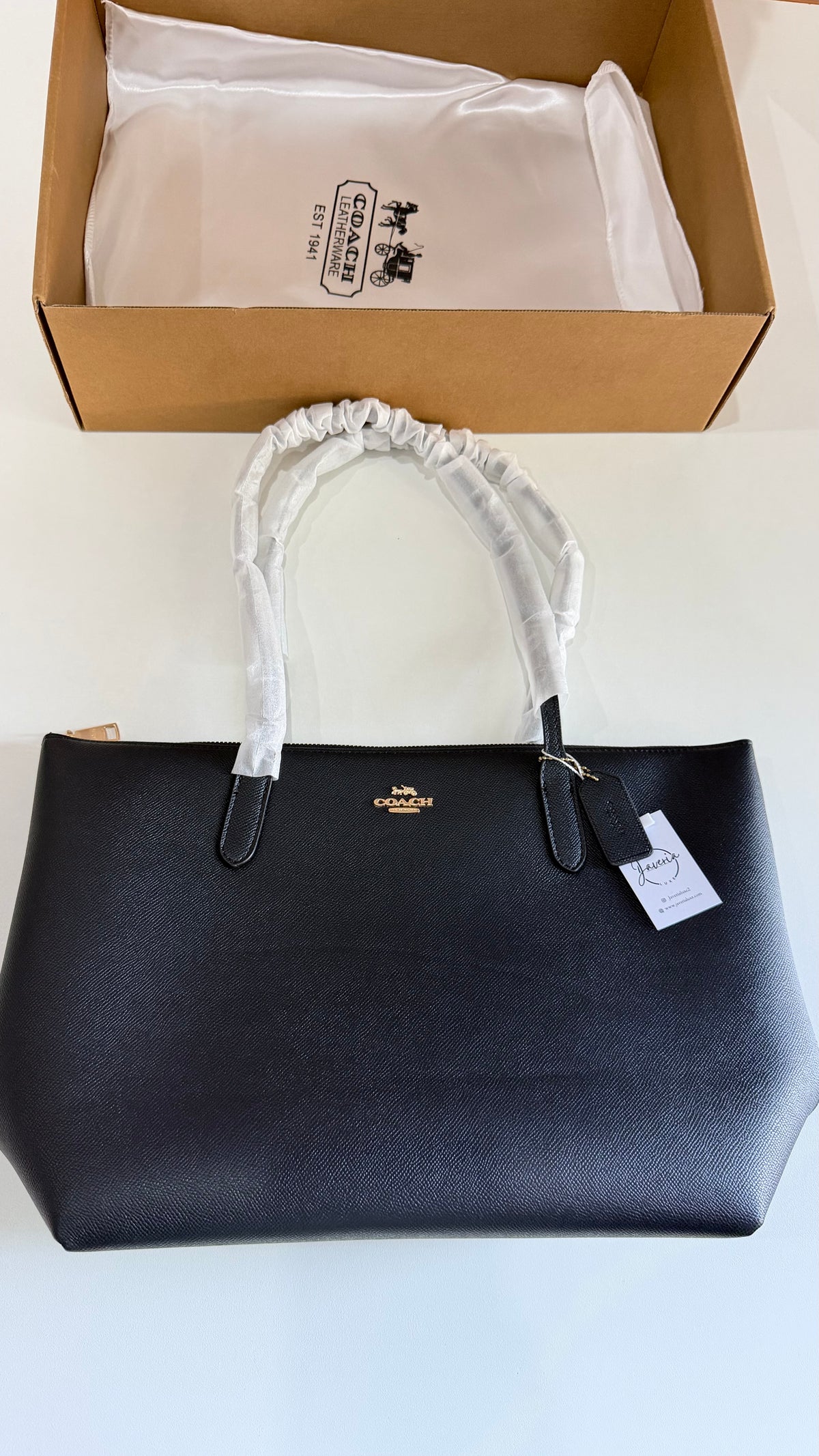 Coach Zip Tote Bag - Black