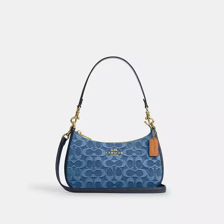 Teri Shoulder Bag In Signature Denim