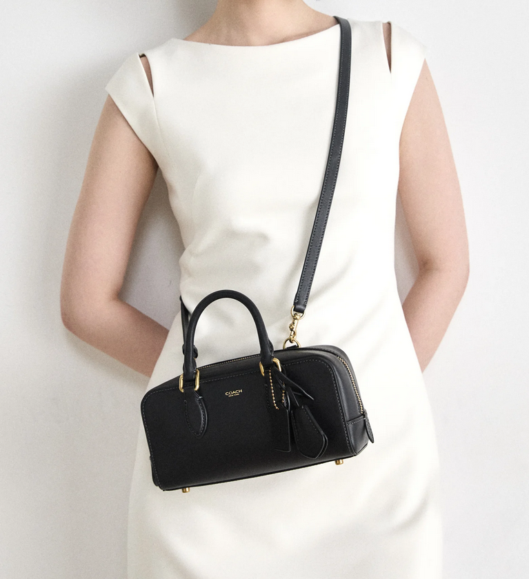 Coach Bowery Satchel 22 Bag - Black
