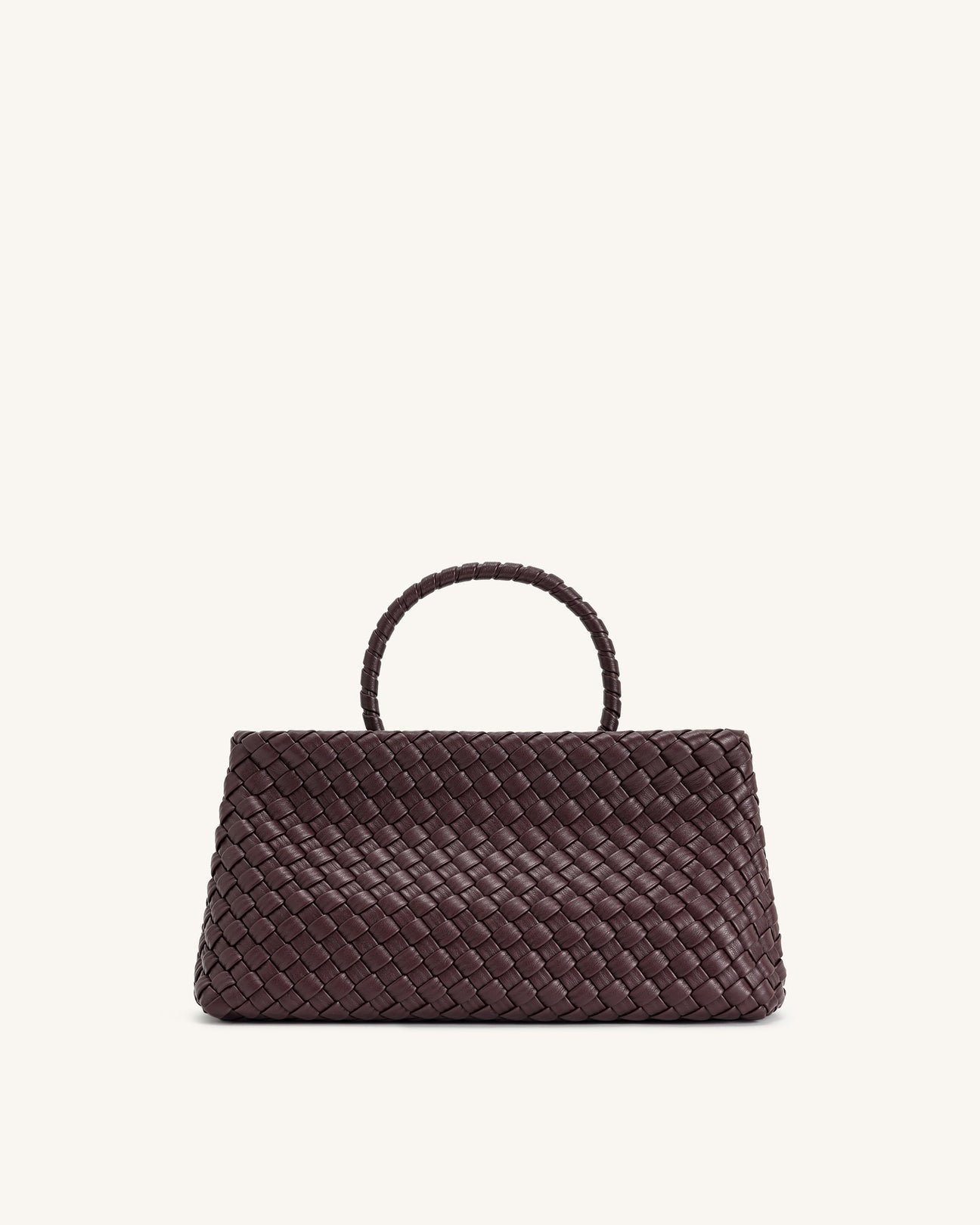JW PEI Elora Woven Tote Bag - Dark Brown