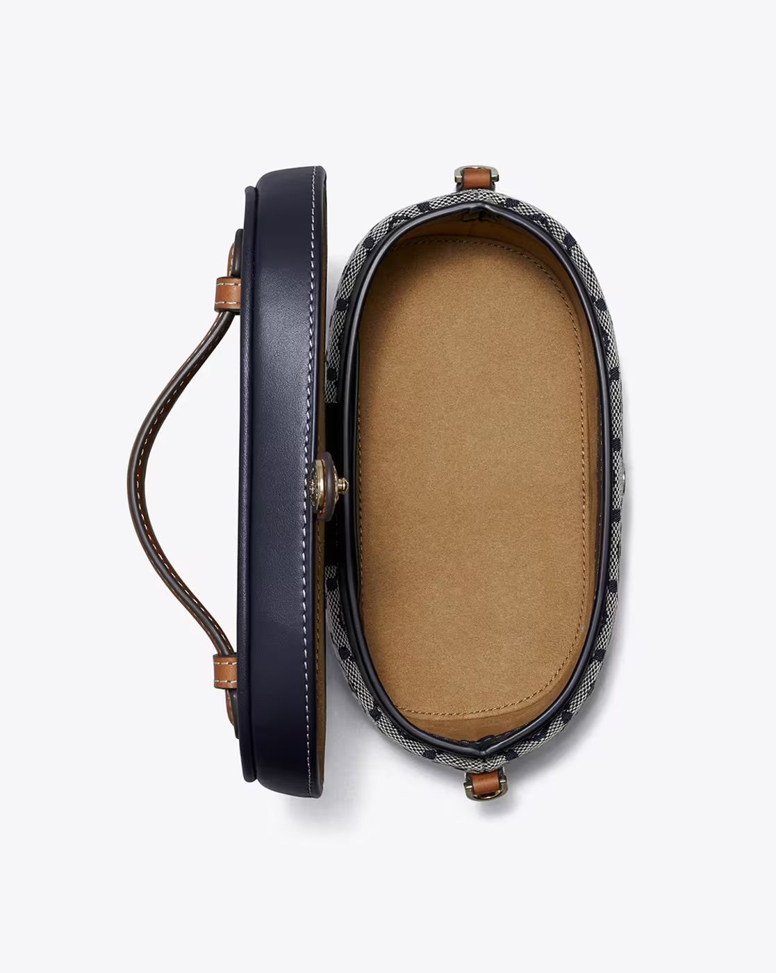 T Monogram Jacquard Vanity Bag - Blue