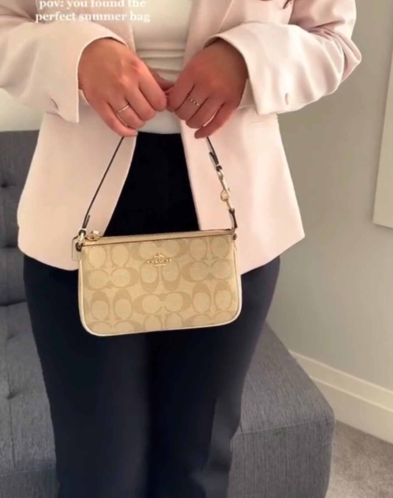 Coach Nolita 19 in Signature Canvas