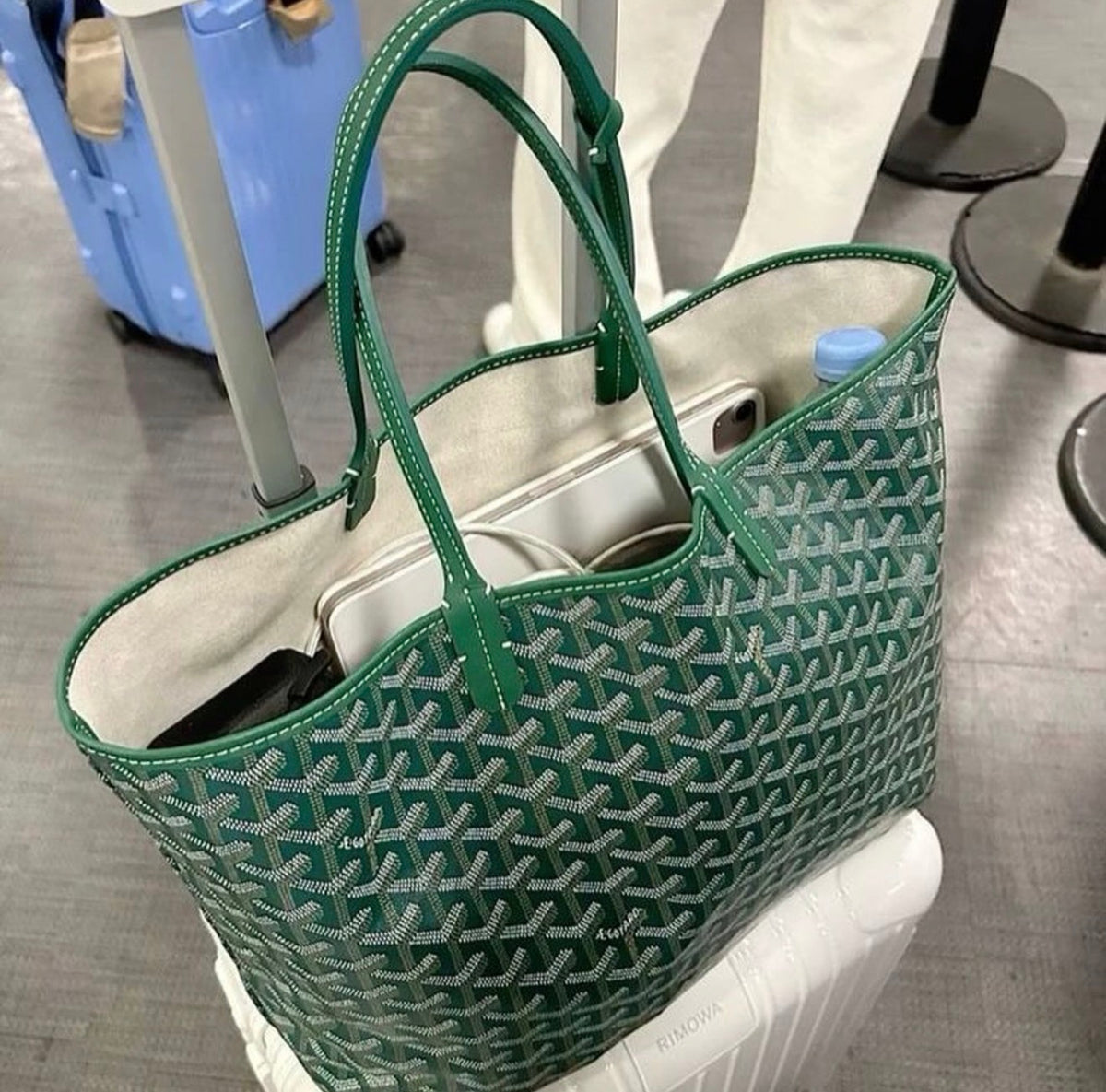 Goy*rd Medium Tote Bag - Green