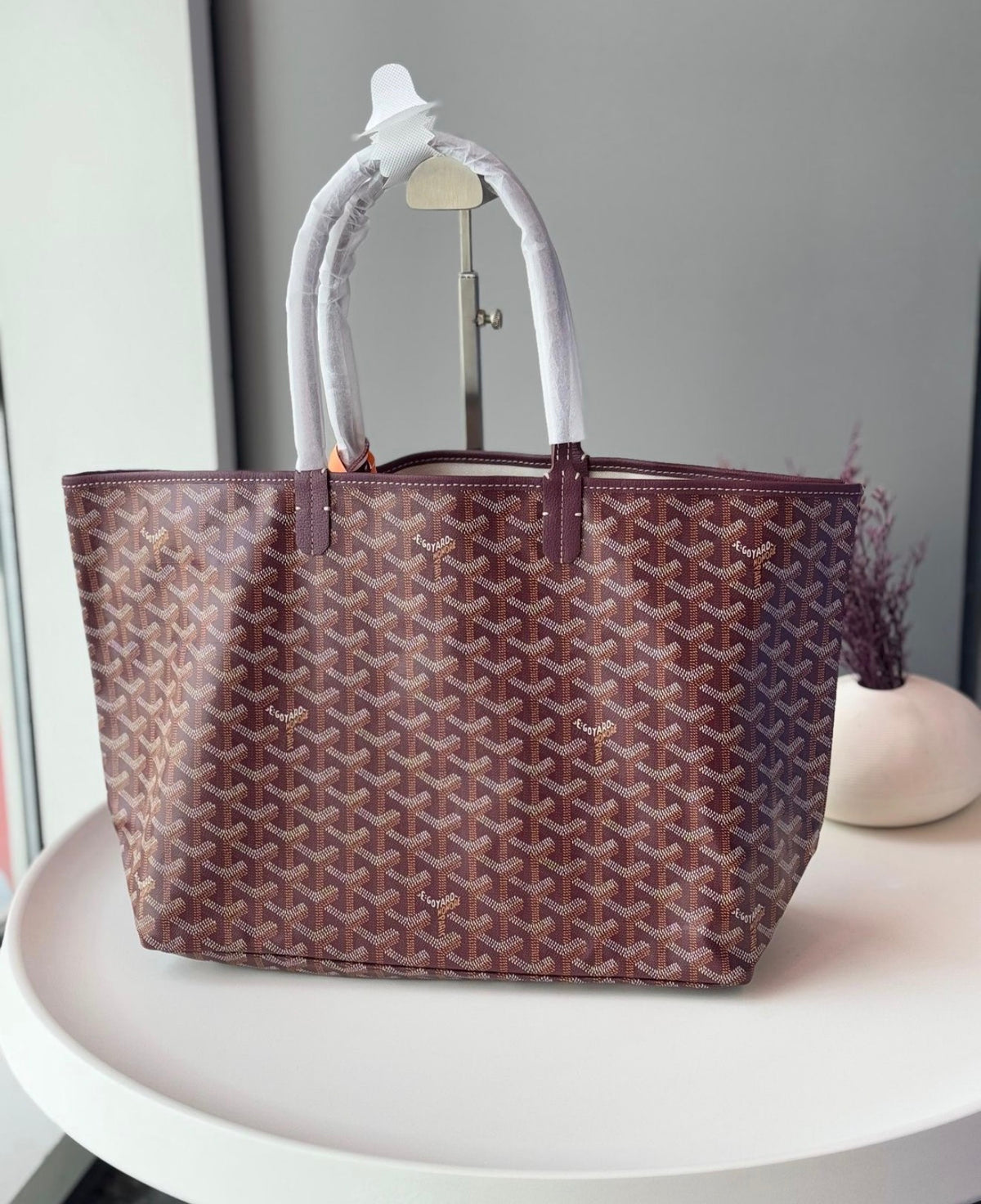 Goy*rd Medium Tote Bag - Deep Burgundy