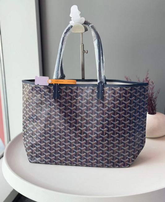 Goy*rd Medium Tote Bag - Navy Blue