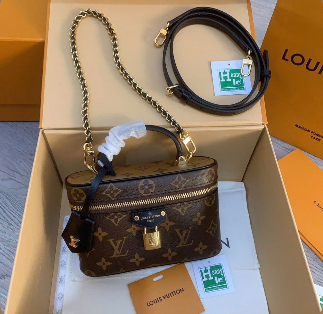 Louis Vuitton Vanity Chain Pouch Bag