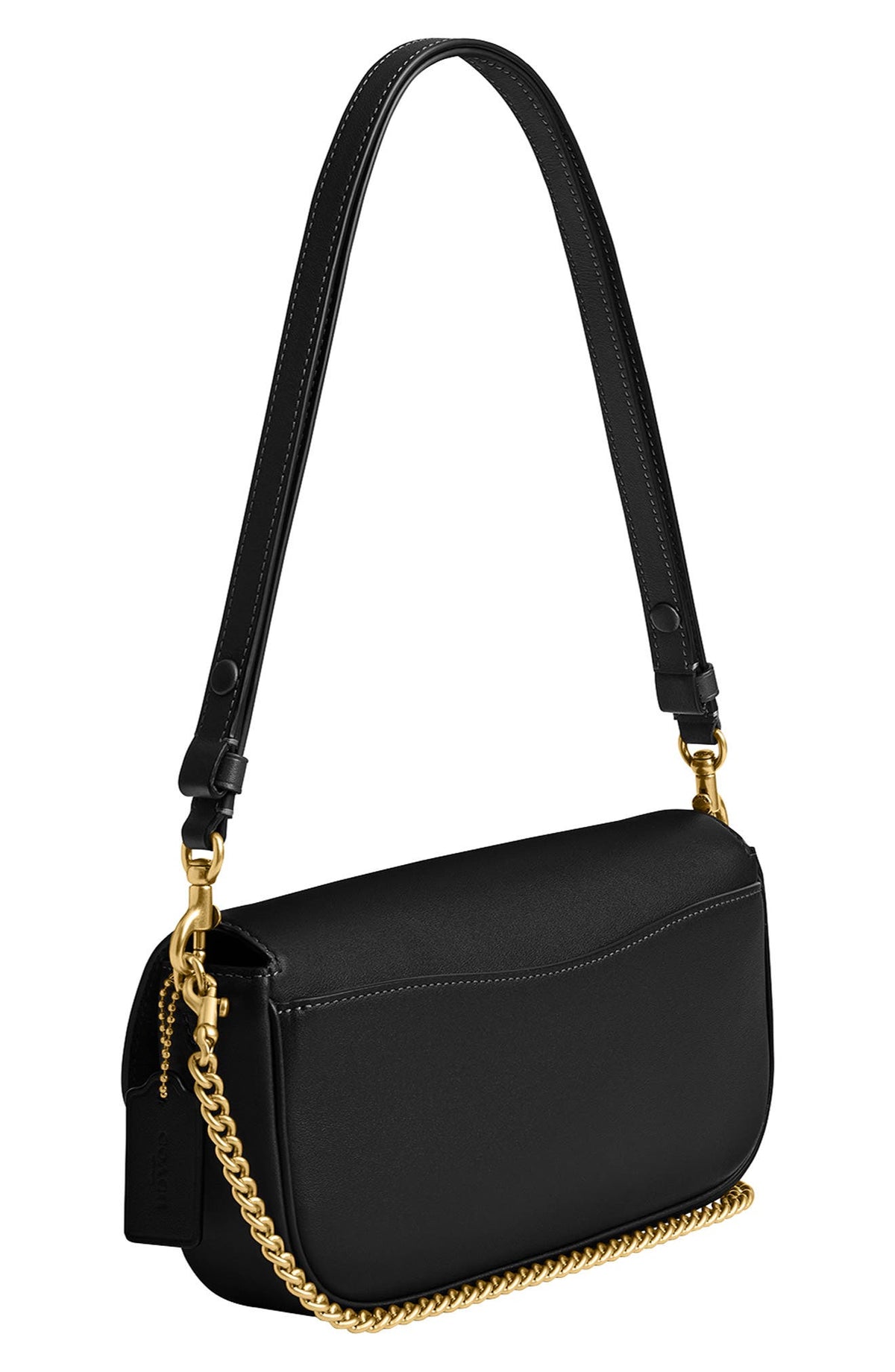 Brook Flap Chain Bag - Black