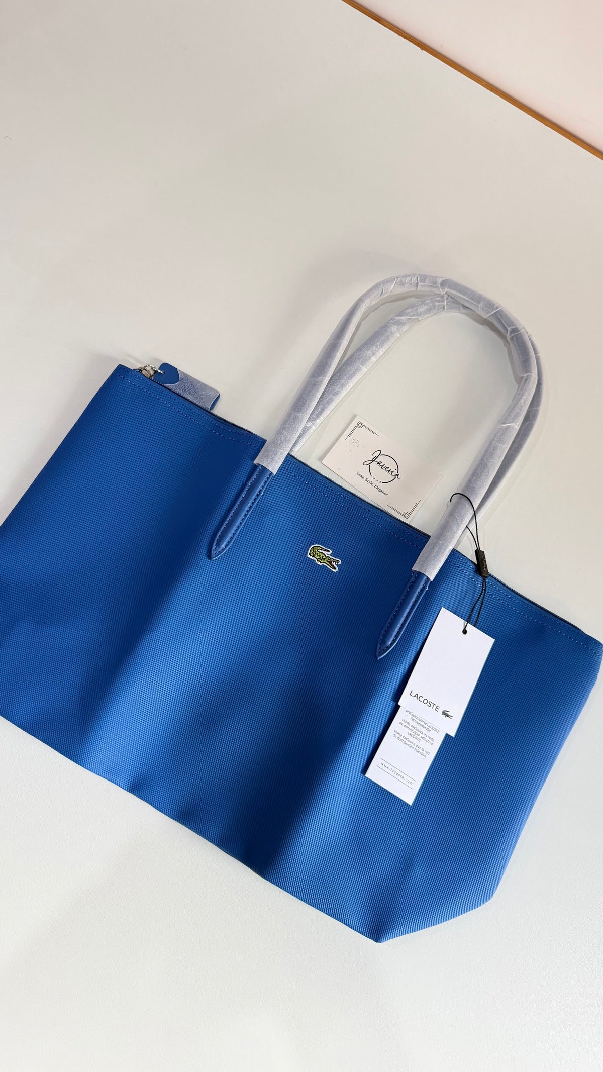 Anna Zip Tote Bag- Royal Blue