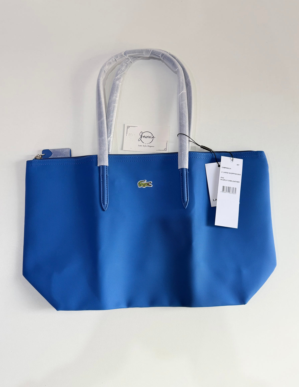 Anna Zip Tote Bag- Royal Blue