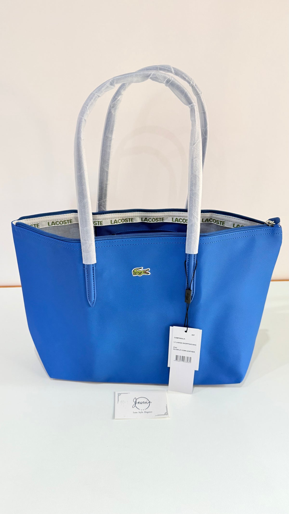 Anna Zip Tote Bag- Royal Blue