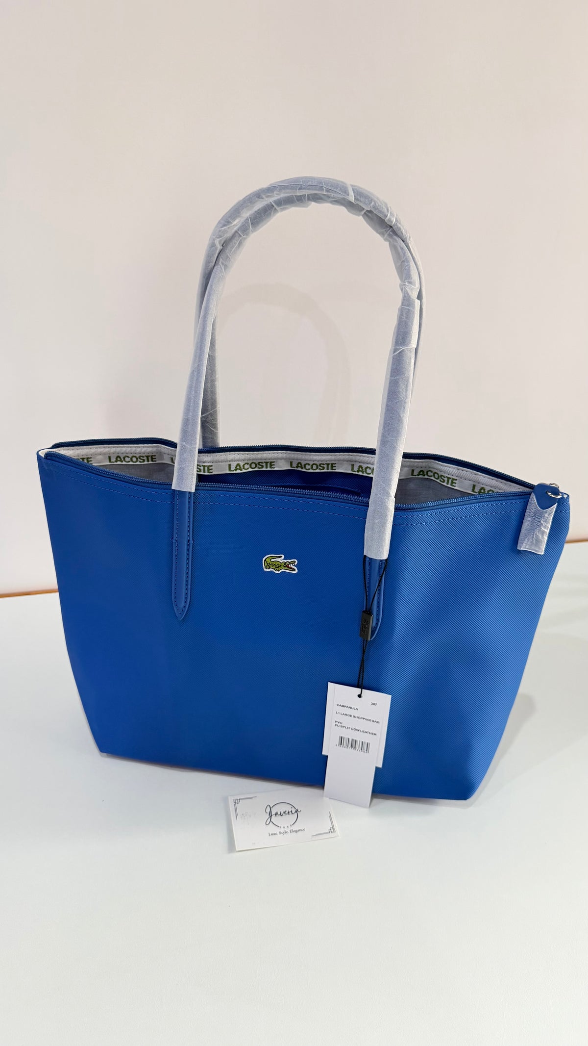 Anna Zip Tote Bag- Royal Blue