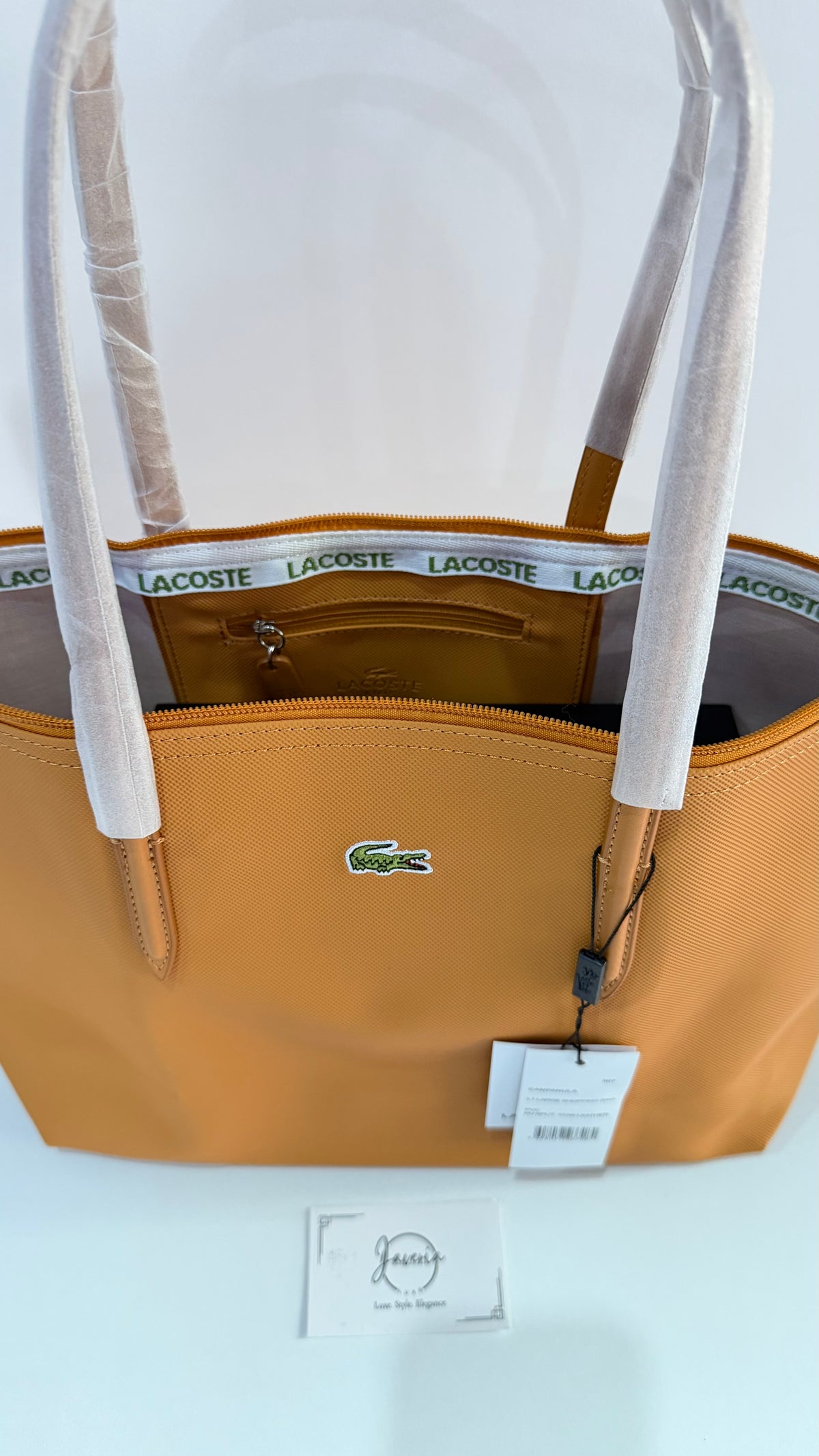 Anna Zip Tote Bag - Mustard