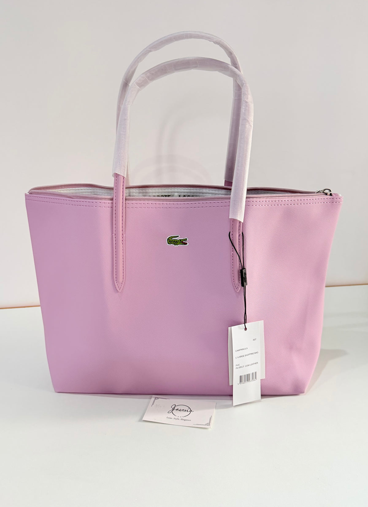 Anna Zip Tote Bag - Light Purple
