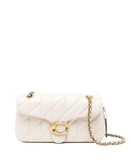 Coach Quilted Tabby 26 - Chalk White