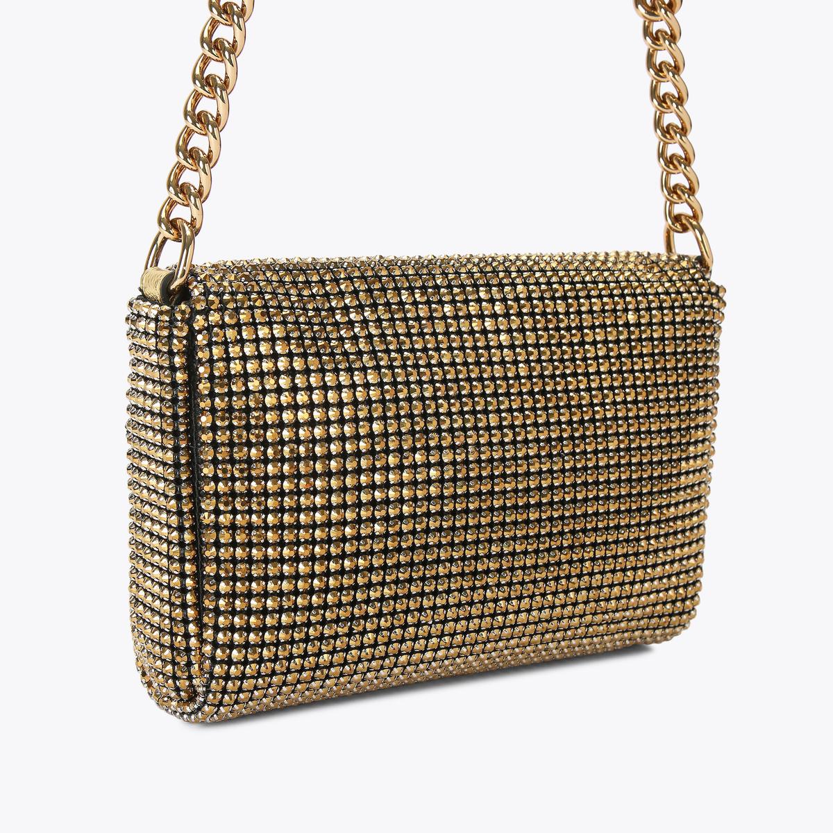 KG Small Party Shoulder Bag - Copper Gold