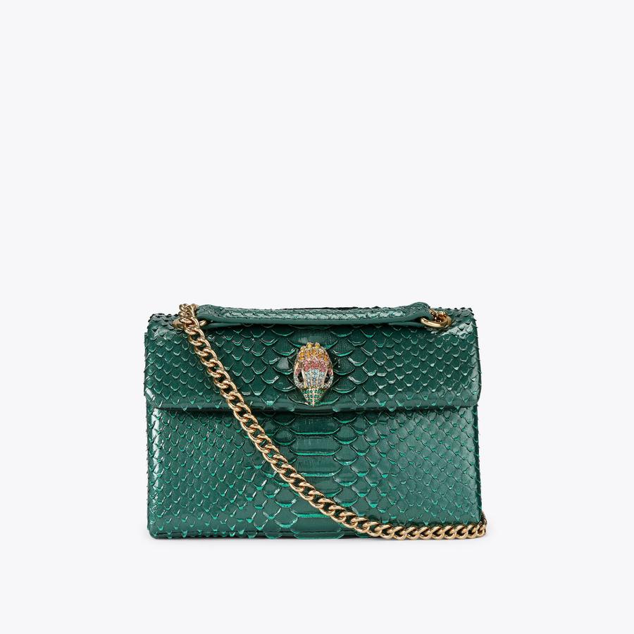 KG Medium Leather Kensington Bag - Green