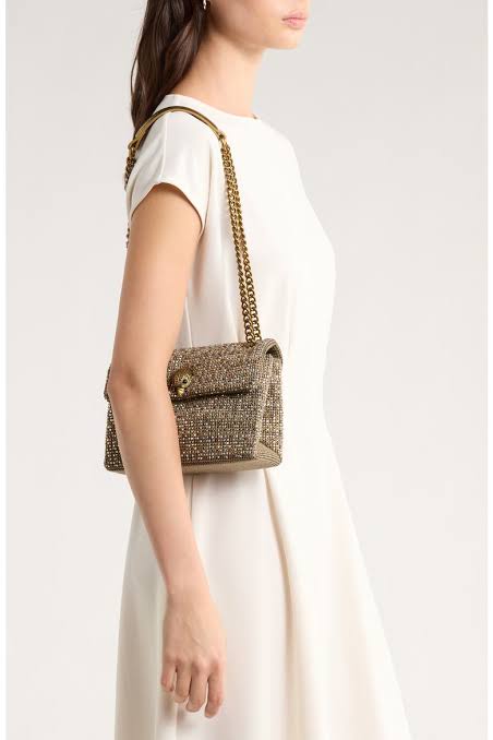 KG Fabric Medium Kensington Bag - Gold