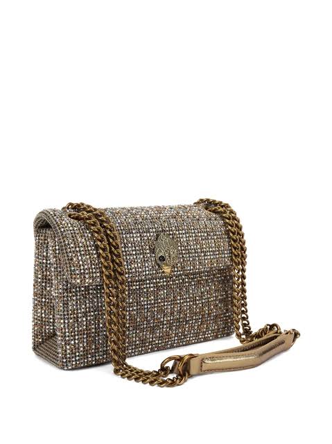 KG Fabric Medium Kensington Bag - Gold