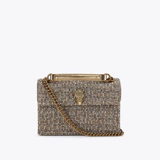 KG Fabric Medium Kensington Bag - Gold