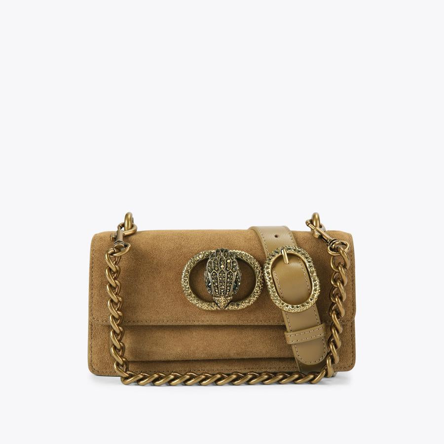 KG Small Chelsea East West Bag - Tan Suede