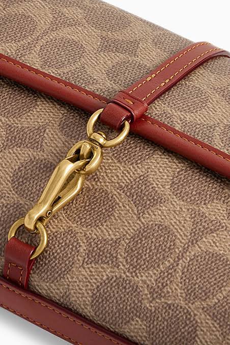 Coach Hamptons Bag - Brown Signature Canvas