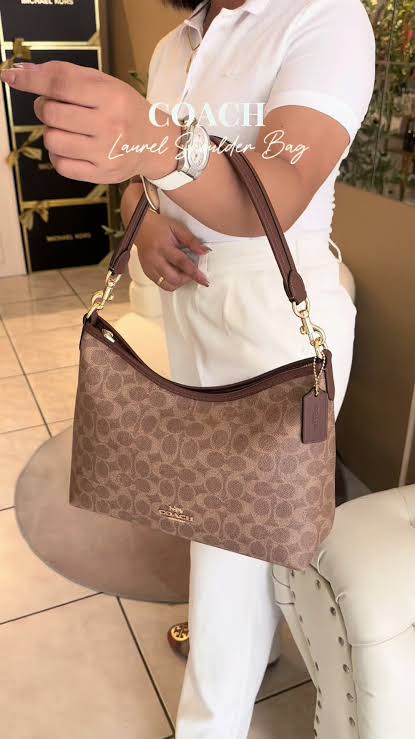 Coach Laurel Shoulder Bag - Brown