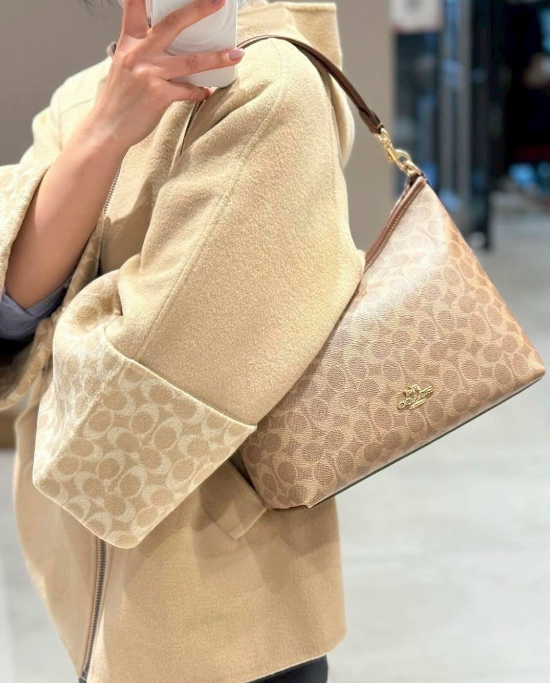 Coach Laurel Shoulder Bag - Brown