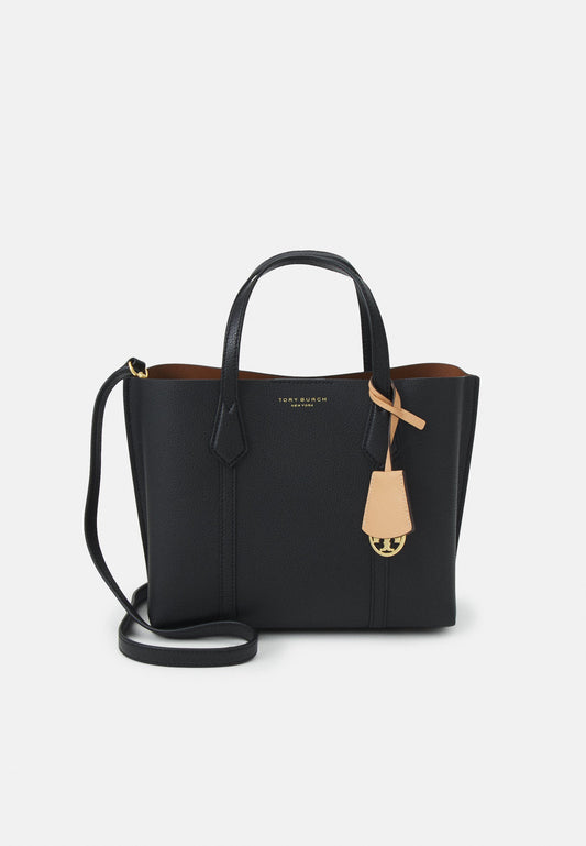 Tory Burch Small Perry Triple Compartment Tote Bag - Black