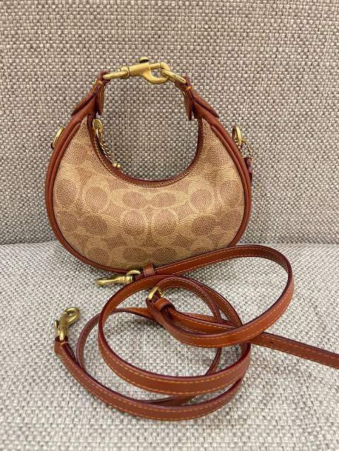 Coach Jonie Mini Signature Canvas Bag - Brown