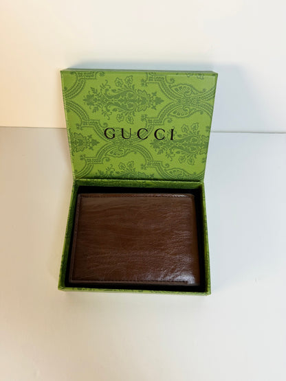 Guc*i Men’s Wallet - Brown