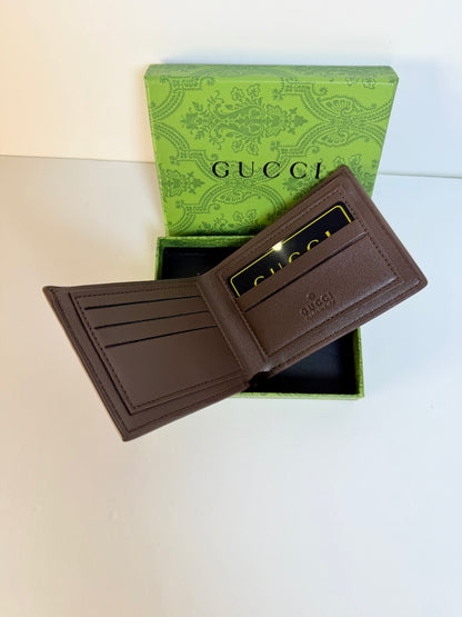 Guc*i Men’s Wallet - Brown