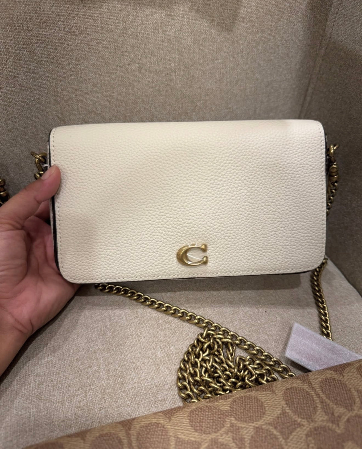 Coach Mila 2-in-1 Crossbody Bag + Cardholder - Chalk White