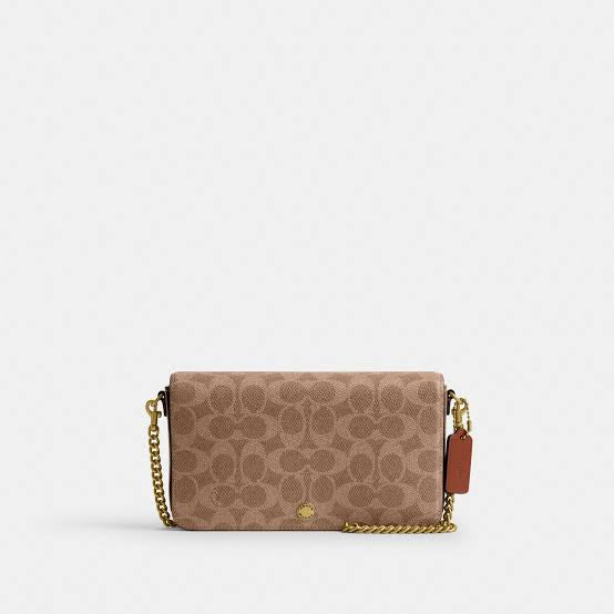 Coach Mila 2-in-1 Crossbody Bag + Cardholder - Brown Canvas Signature