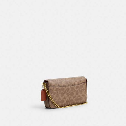 Coach Mila 2-in-1 Crossbody Bag + Cardholder - Brown Canvas Signature