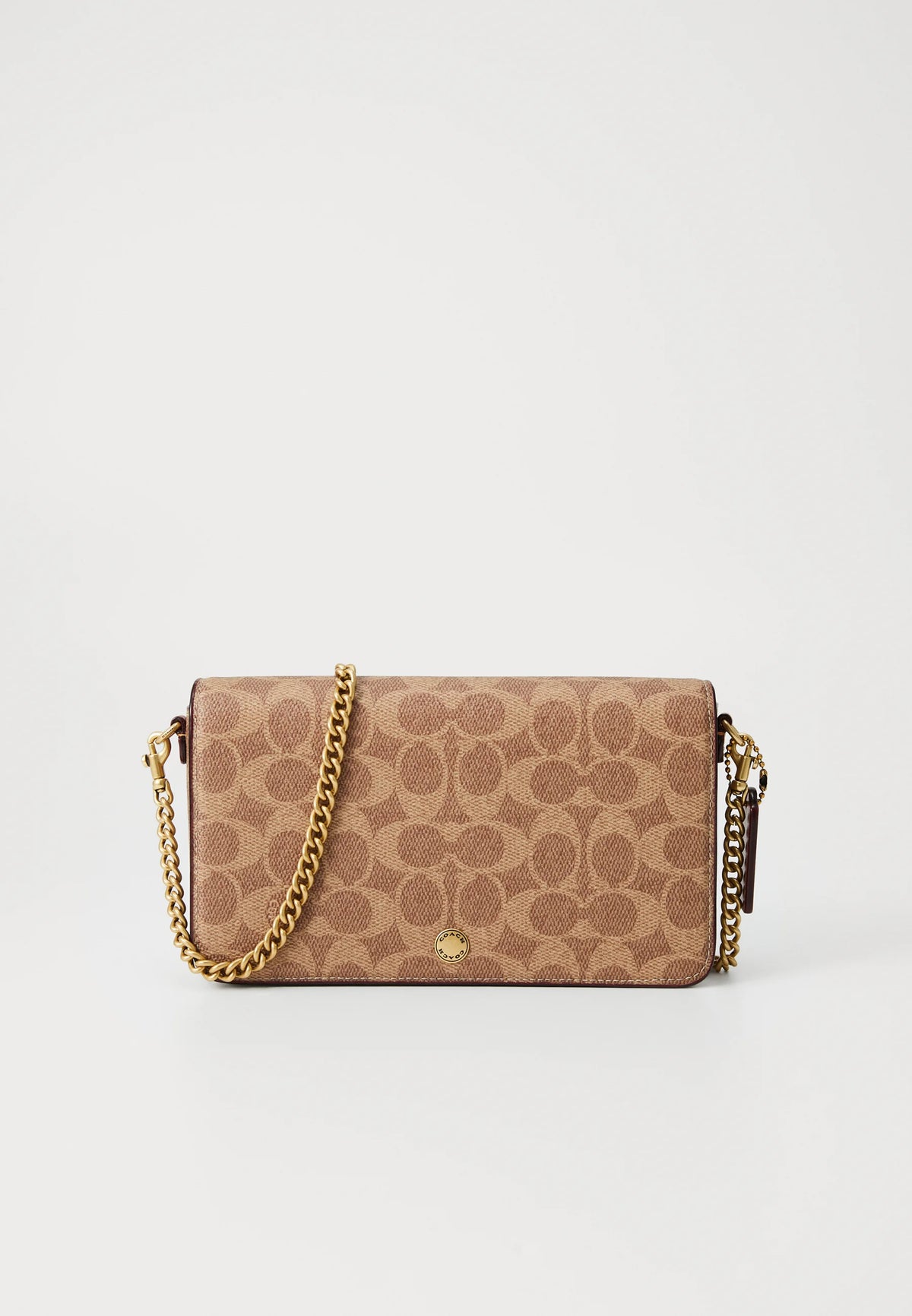 Coach Mila 2-in-1 Crossbody Bag + Cardholder - Brown Canvas Signature
