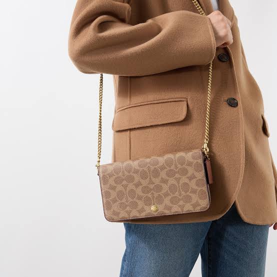 Coach Mila 2-in-1 Crossbody Bag + Cardholder - Brown Canvas Signature