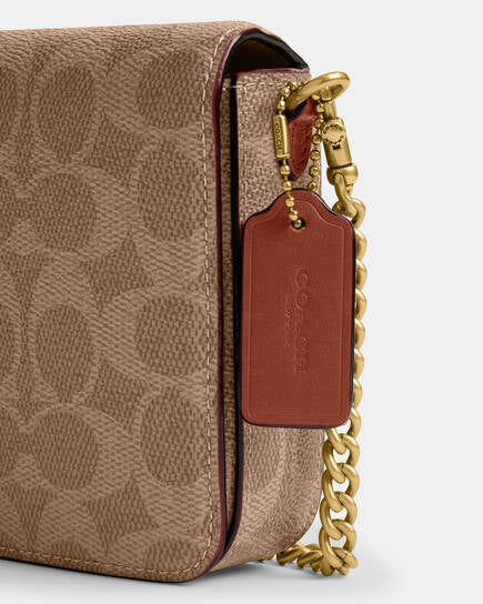 Coach Mila 2-in-1 Crossbody Bag + Cardholder - Brown Canvas Signature