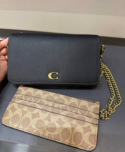 Coach Mila 2-in-1 Crossbody Bag + Cardholder - Black