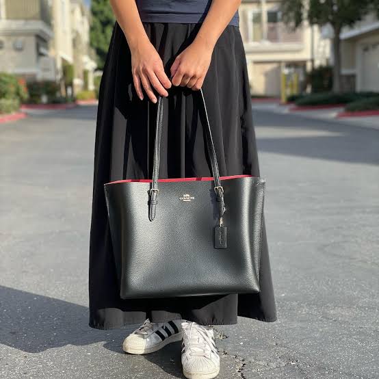 Coach Mollie Tote Bag Large - Black