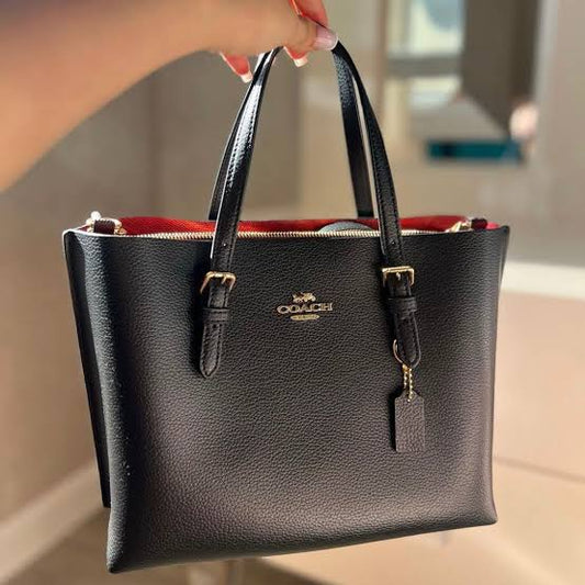 Coach Mollie Tote 25 Small - Black