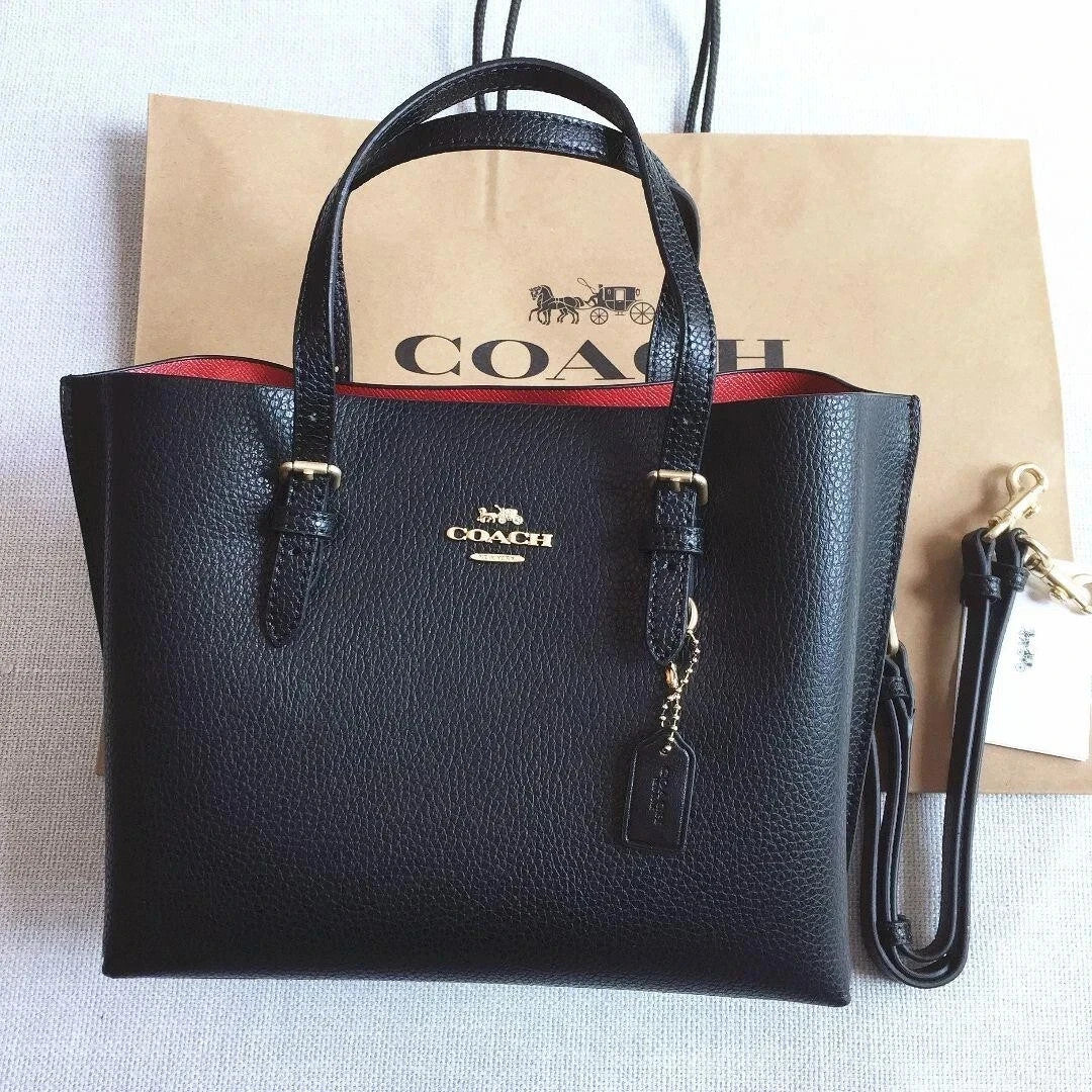 Coach Mollie Tote 25 Small - Black