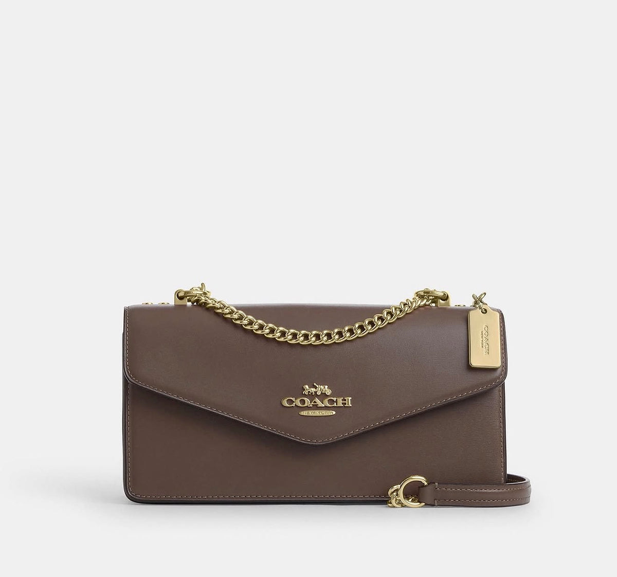 Coa*h Klare Envelope Crossbody Bag - Darkstone
