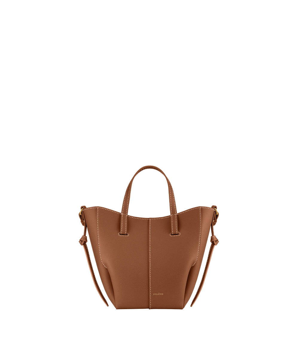 Polene Cyme Nano Tote - Camel Brown