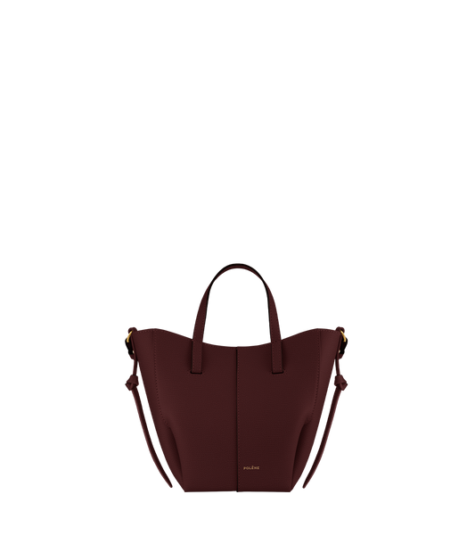 Polene Cyme Nano Tote - Black Cherry