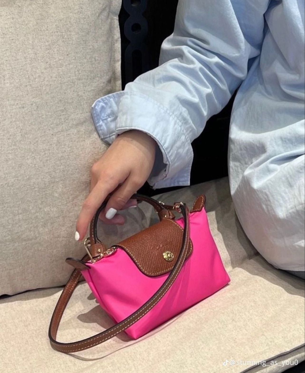LC Mini Crossbody Bag (Barbie Pink)