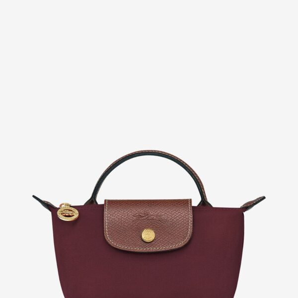 Long champ mini crossbody bag (Maroon)